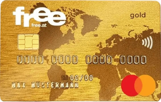 free Mastercard Gold from Advanzia / free.at
